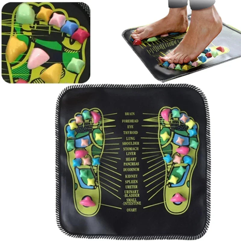 Reflexology Walk Stone Road Foot Massage Mat